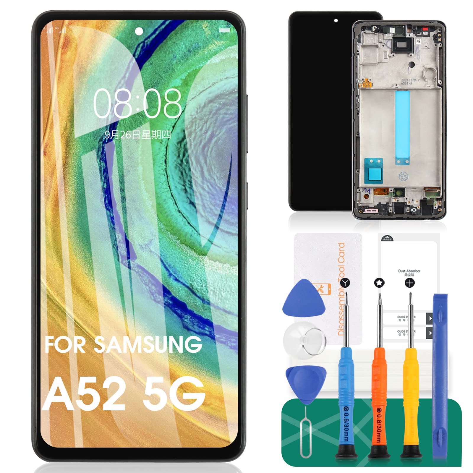 Amazon.com: OLED for Samsung Galaxy A52 5G Screen Replacement for